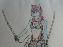 【渣画】进击的妹纸与拼刺的本狼