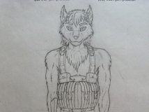 爪绘狼设抵抗战士